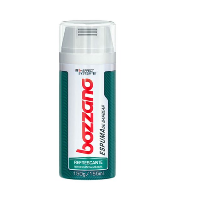 Espuma de Barbear Bozzano refrescante, 1 unidade com 150g