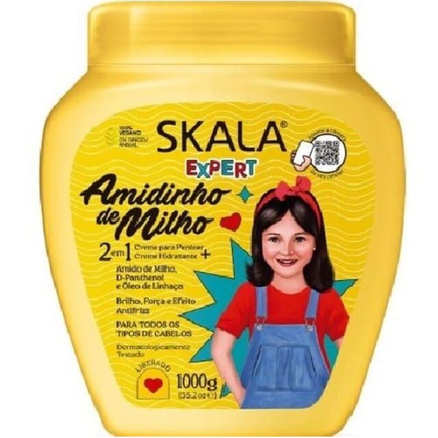 Creme Capilar 2 em 1 Skala Expert Amidinho de Milho Kids 1Kg