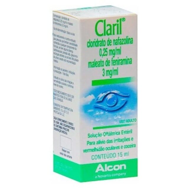 Claril, frasco com 15mL de solução