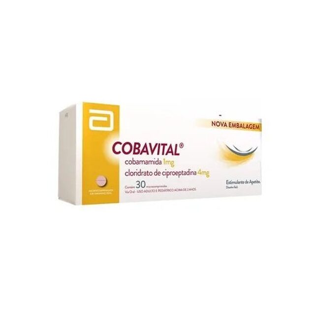 Cobavital 1mg + 4mg, caixa com 30 comprimidos
