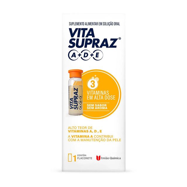 Polivitamínico Vita Supraz A + D + E, 1 flaconete com 3mL