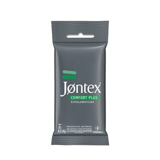 Preservativo Jontex confort plus, pacote com 6 unidades