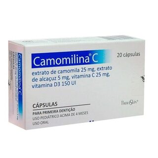 Camomilina C, caixa com 20 cápsulas