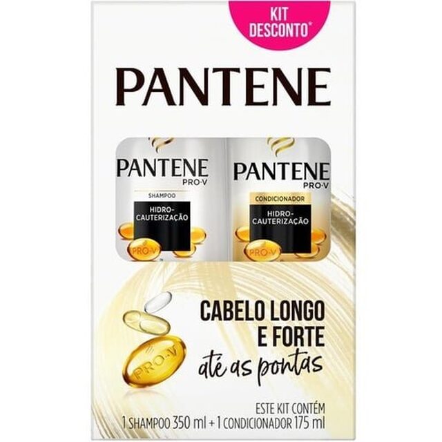 Kit Pantene Pro-V Hidro-cauterização shampoo com 350mL + condicionador com 175mL