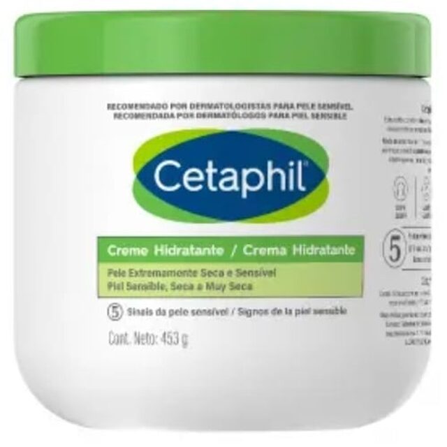 Creme Hidratante Corporal Cetaphil para Pele Seca e Sensível 1 unidade com 453g