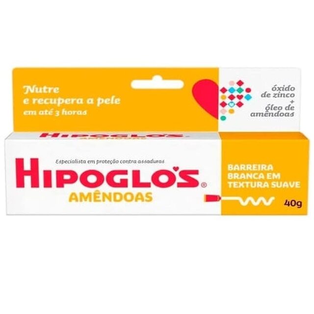 Creme Preventivo Contra Assadura Hipoglós Amêndoas 1 unidade com 40g