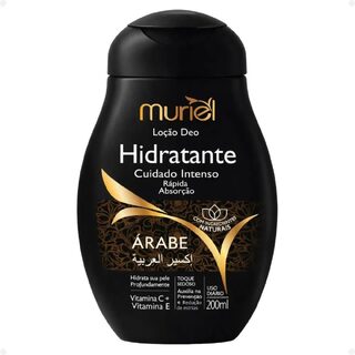 Loção Deo Hidratante Corporal Muriel Árabe, 200mL