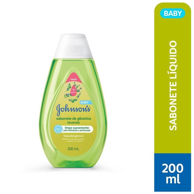 Sabonete Líquido de Glicerina Johnson’s Baby Lavanda 200ml