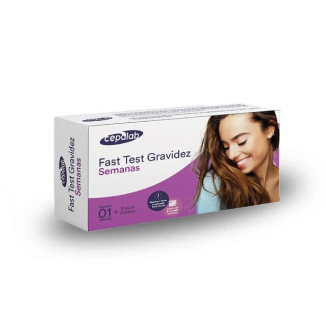 Fast Test Gravidez Semanas para Diagnóstico hCG Cepalab, 1 teste