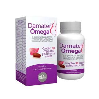 Damate Ômega Suplemento Alimentar 30Caps