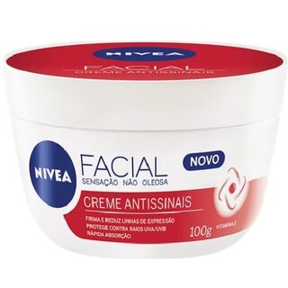 Creme Hidratante Facial Nivea Antissinais 100g