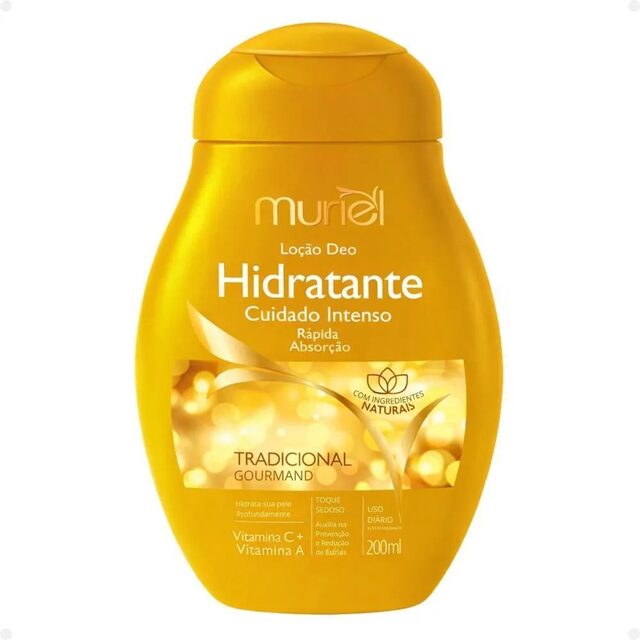 Loção Deo Hidratante Corporal Muriel Tradicional Gourmand, 200mL