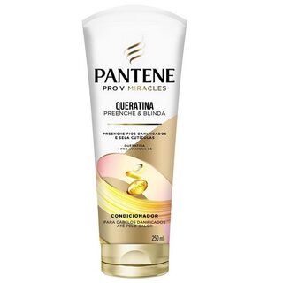 Condicionador Pantene Pro-V Miracles Queratina Preenche & Blinda 250mL