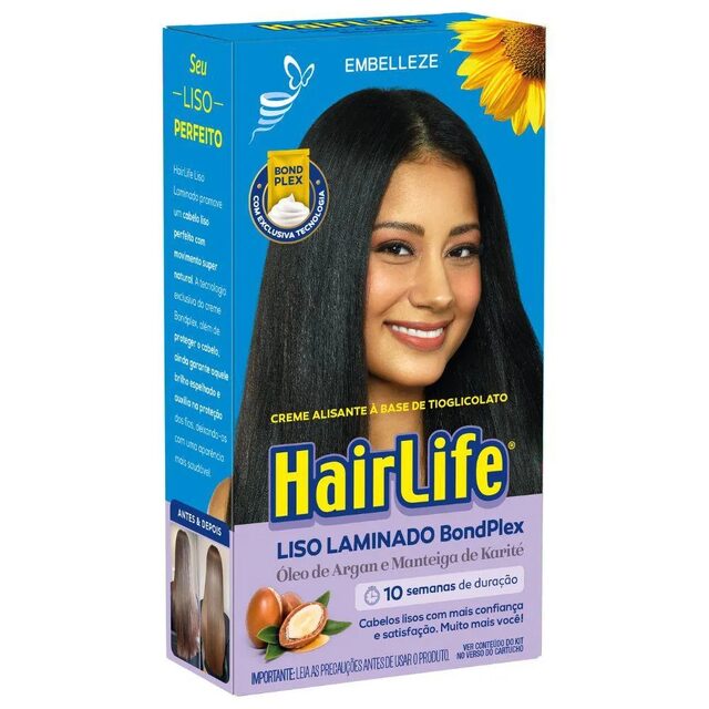 Creme Alisante Hairlife Liso Laminado
