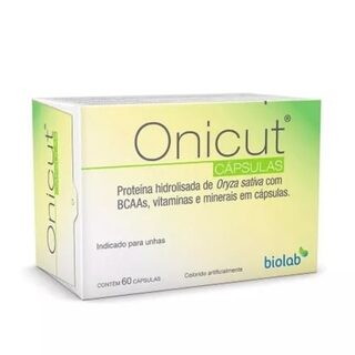 Fortalecedor de Unhas Onicut caixa com 60 cápsulas