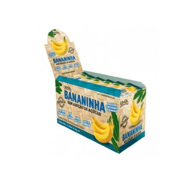 Bananinha Ziin Ziin sem açúcar, 1 unidade com 25g