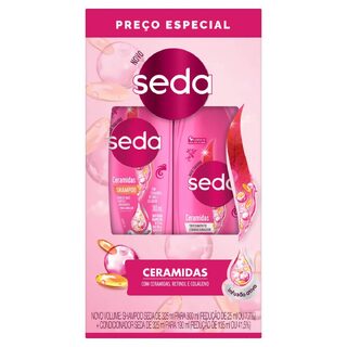 Kit Seda Ceramidas Shampoo 325mL + Condicionador 325mL