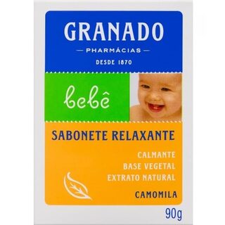 Sabonete de Glicerina Granado Bebê Relaxante camomila, barra, 1 unidade com 90g