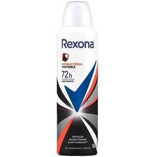 Desodorante Antitranspirante Feminino Rexona Motionsense Antibacterial + Invisible aerossol, 1 unidade com 150mL