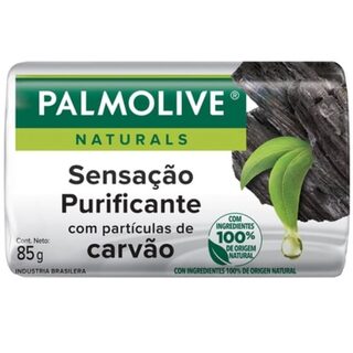 Sabonete Corporal Palmolive Naturals Sensação Purificante Carvão barra, 1 unidade com 85g