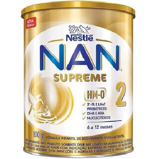 Fórmula Infantil Nan Supreme 2 6 a 12 meses, lata com 800g