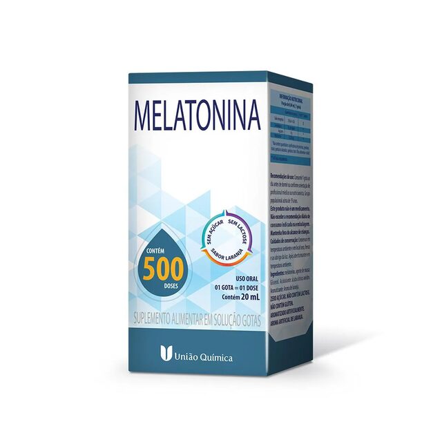 Melatonina União Química Solução Gotas 20mL