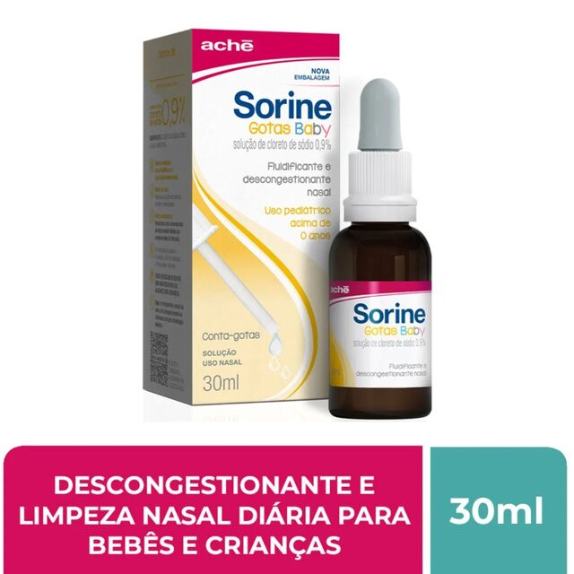 Sorine Gotas Infantil, frasco com 30mL
