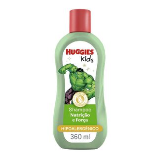 Shampoo Huggies Kids Nutrição e Força Hulk 360ml
