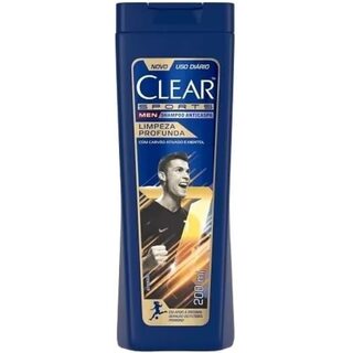 Shampoo Anticaspa Clear Men Sports Limpeza Profunda 200mL