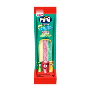 Bala de Gelatina Fini Tubes Azedinho Cores, 1 unidade com 15g