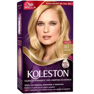 Tintura Wella Koleston nº 80 louro claro