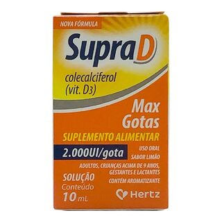 Supra D Vitamina D 2.000UI Gotas, 10mL