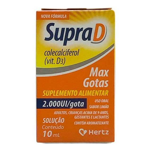 Supra D Vitamina D 2.000UI Gotas, 10mL