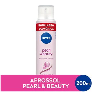 Desodorante Antitranspirante Aerosol Nivea Pearl & Beauty Feminino 48h 200ml