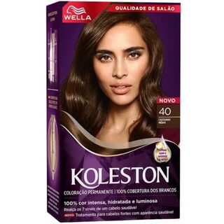 Tintura Wella Koleston nº 40 castanho médio