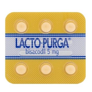Lacto-Purga 5mg, blister com 6 comprimidos revestidos