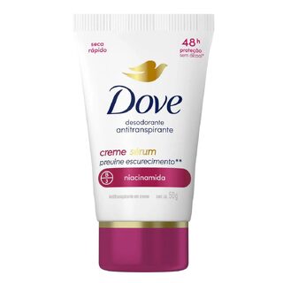 Desodorante Antitranspirante Creme Sérum Dove Previne Escurecimento 48h, 50g
