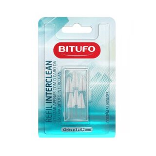 Escova Interdental Bitufo Intertufo cônica, refil com 6 unidades