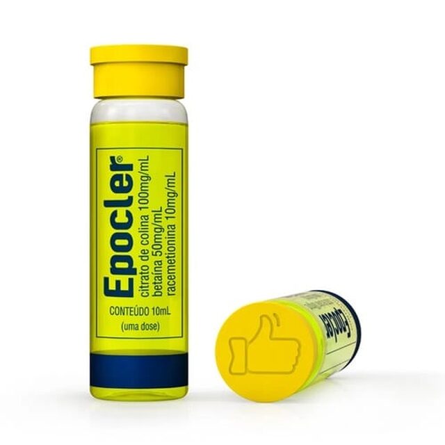 Epocler 100mg/mL + 50mg/mL + 10mg/mL, flaconete com 10mL de solução de uso oral