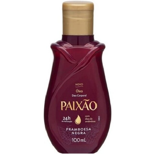 Óleo Corporal Paixão Framboesa Negra 100mL