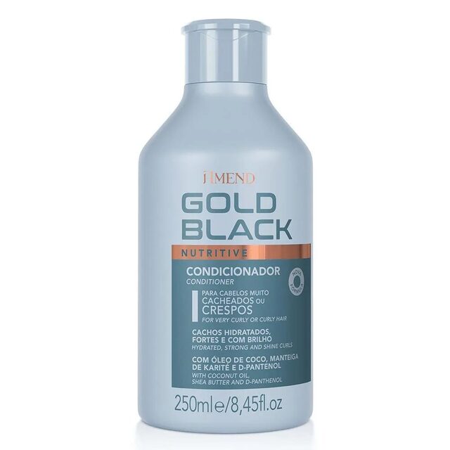 Condicionador Amend Gold Black Nutritivo 250Ml