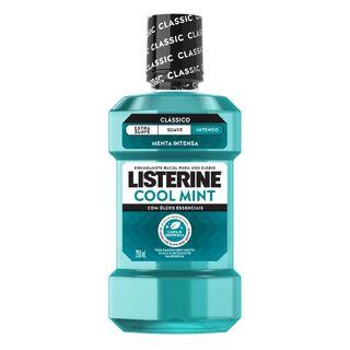 Enxaguante Bucal Antisséptico Listerine Cool Mint Intenso, 250mL