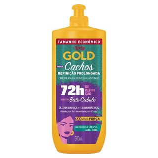 Creme para Pentear Niely Gold Cachos Definição Prolongada 500mL