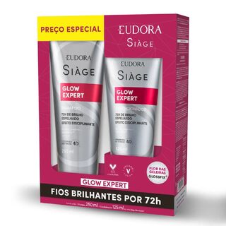 Kit Eudora Siàge Glow Expert shampoo com 250mL + condicionador com 125mL