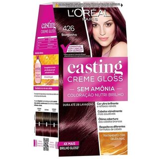 Tintura sem Amônia L'Oréal Casting Creme Gloss nº 426 borgonha