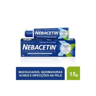 Nebacetin 250UI/g + 5mg/g Pomada 15g