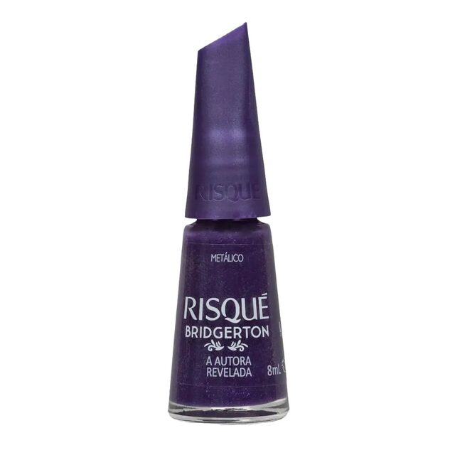 Esmalte Metálico Risqué Bridgerton A Autora Revelada 8mL