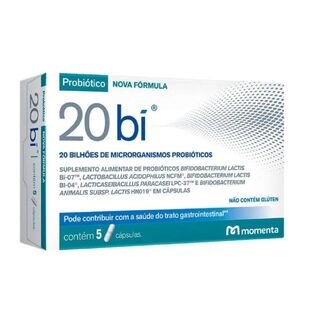 20 Bi Suplemento Alimentar Momenta 5cps