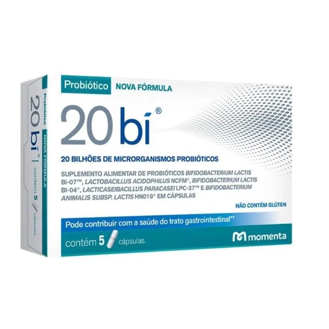 20 Bi Suplemento Alimentar Momenta 5cps