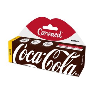 Hidratante Labial Carmed Coca-Cola Marrom 10g